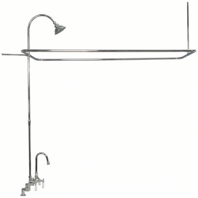 Deck Mount Tub Enclosure Shower System (P0729) by Strom Living