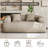 Boneless Modern Curved Sofa Compression Couch-197086687-170315375