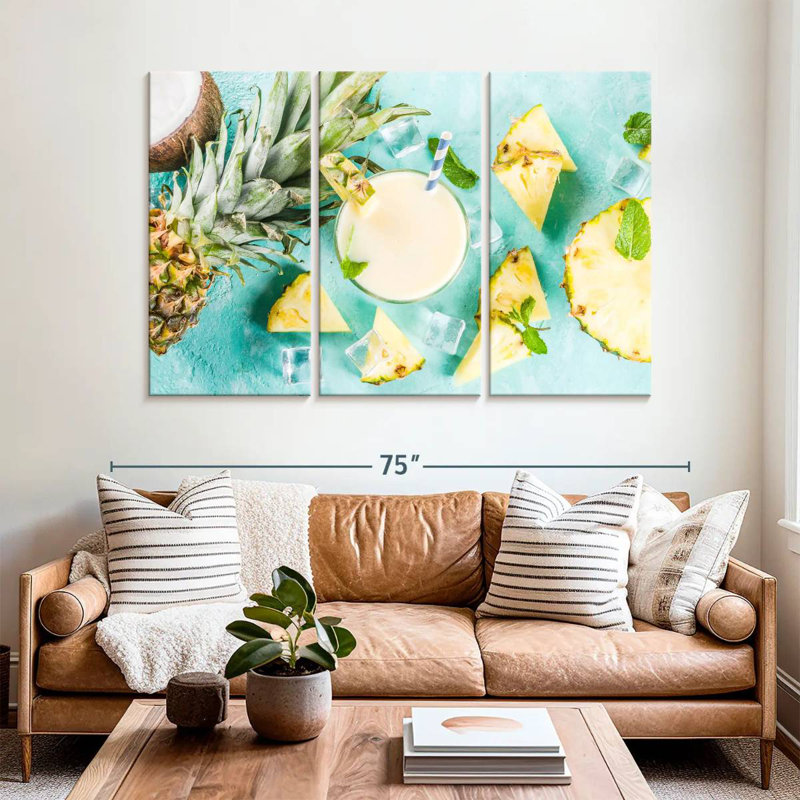 Yarlin Summer Pina Colada Cocktails, 42" H x 65" W