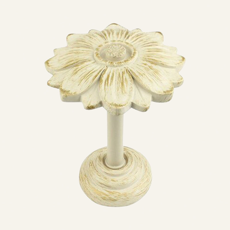 Retenue de rideau Mccane Bloom Medallion, Blanc doré de France