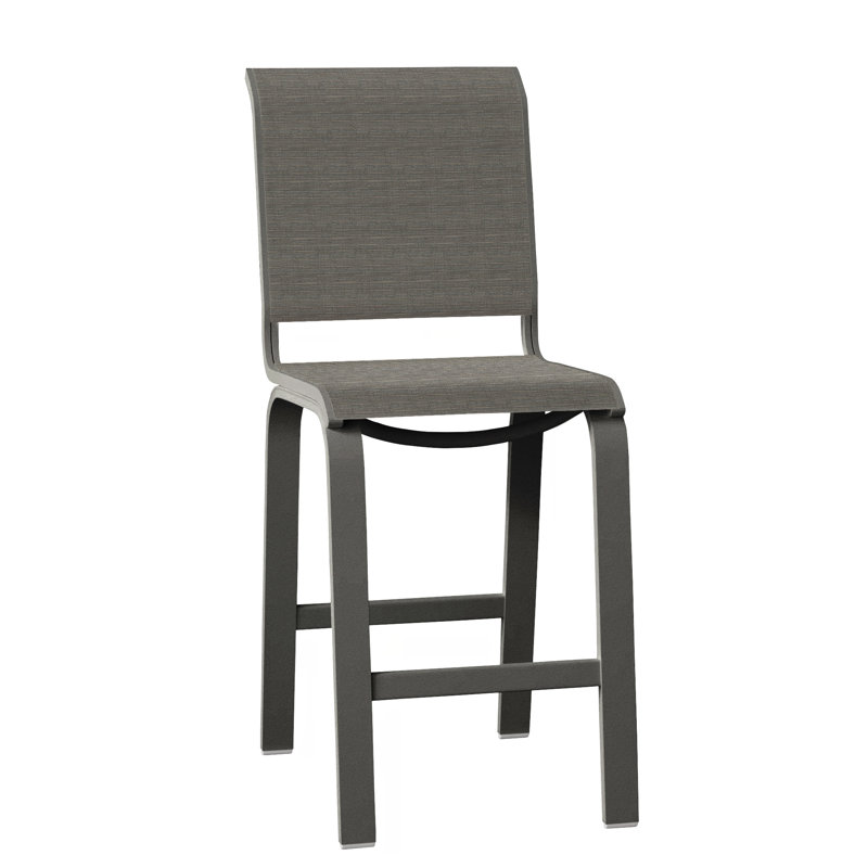 Tabouret de bar 26 po Holna, Graphite texturé, Gris anthracite Collect