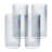 4-Piece Drinking Fluted Iridescent Glasses Set