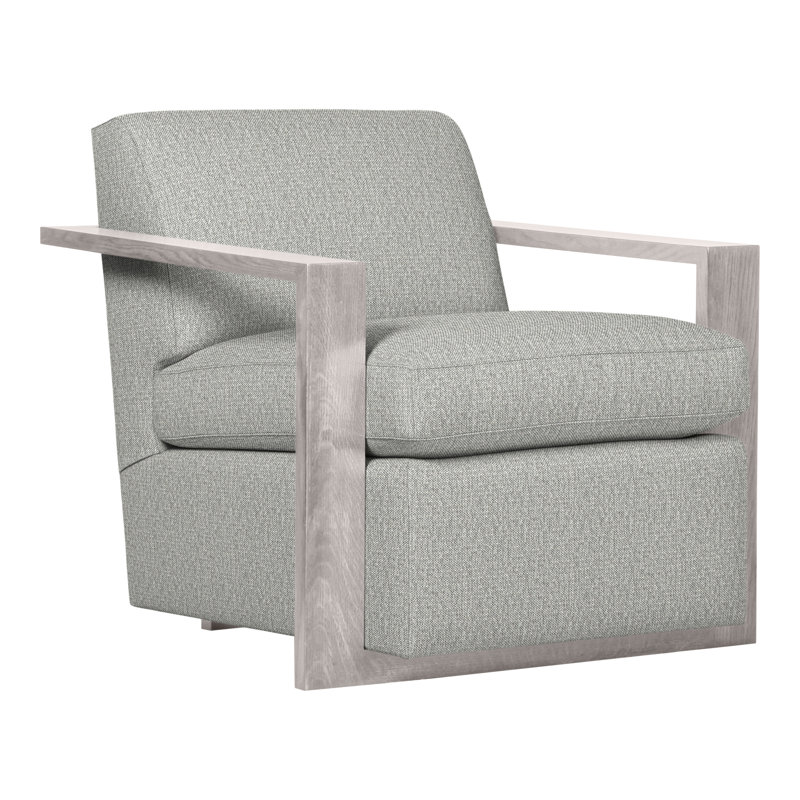Thom Filicia Home 32" Wide Upholstered Armchair, Dove Gray, Tarbee Dove
