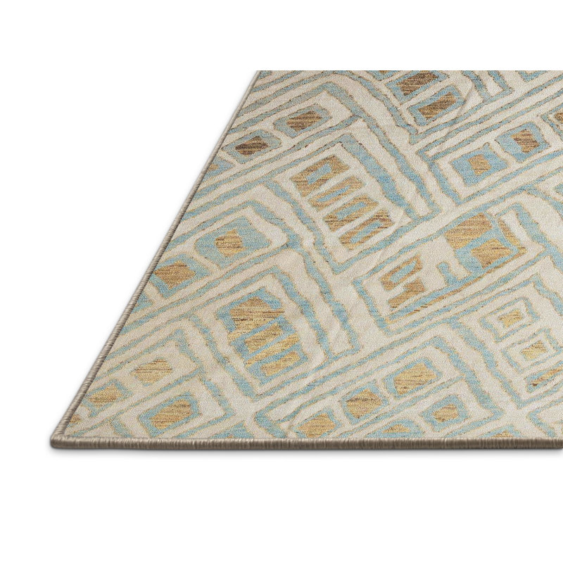 Tapis abstrait moderne 4887, Rectangle 3 pi x 5 pi