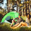 Tente de camping imperméable pour 4 personnes