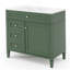 Meuble-lavabo moderne 36 po avec lavabo supérieur-433316407
