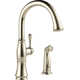 Cassidy Single Handle Kitchen Faucet with Diamond Seal® Technology and With Accessories