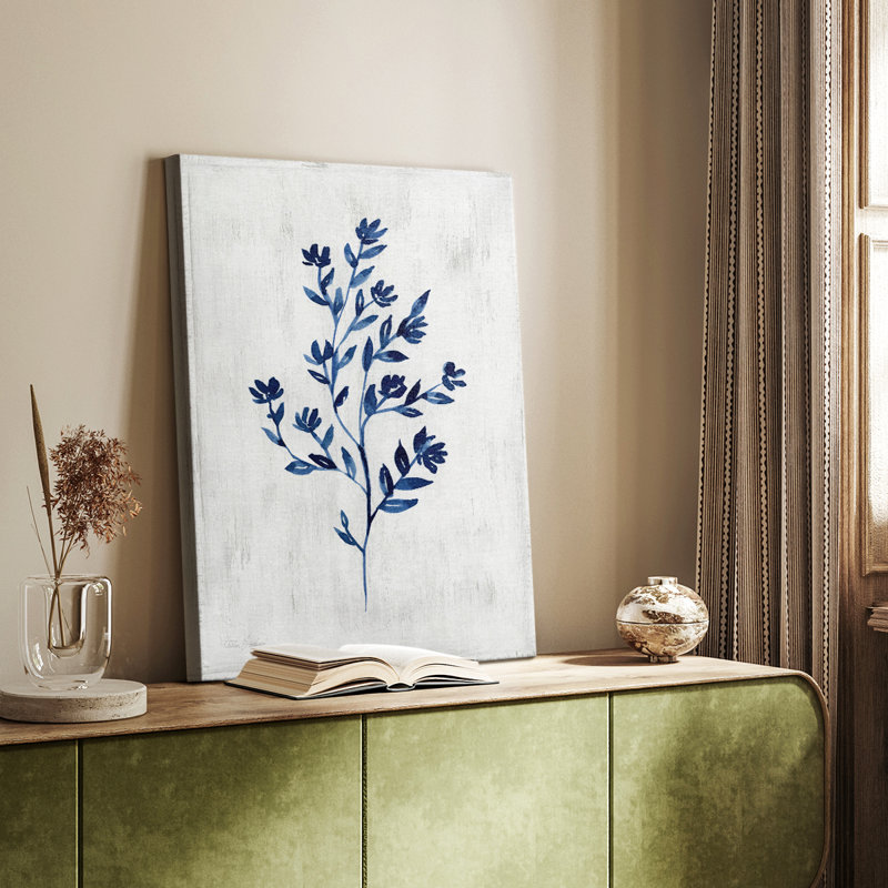 Wild Indigo II - galerie sur mesure, H 18 po x l 12 po