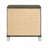 Dark Champagne 2-Drawer Glamorous Modern Nightstand