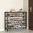 Large Shoe Cabinet With Metal Wire Shelves – Storage Organizer For Closet, Entryway-436638301
