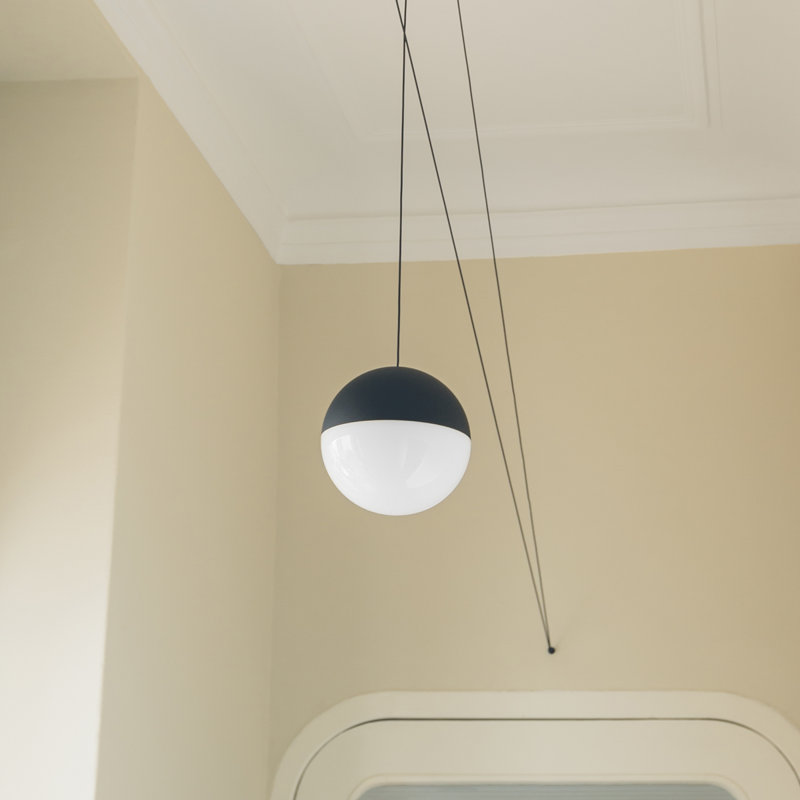 String Light Sphere, Blue