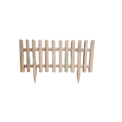 Double sided Bamboo Picket Fence Border