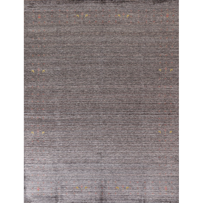 Tapis rayé Gabbeh 8 x 10