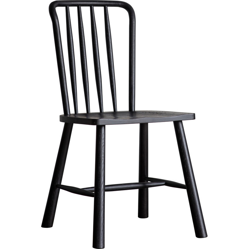 Gulfport 47.5cm H Solid Wood Slat Back Side Chair