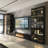 172”W TV Stand Entertainment Center With Fireplace