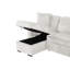 Canapé modulaire moelleux avec canapé-lit en velours crème-121104463