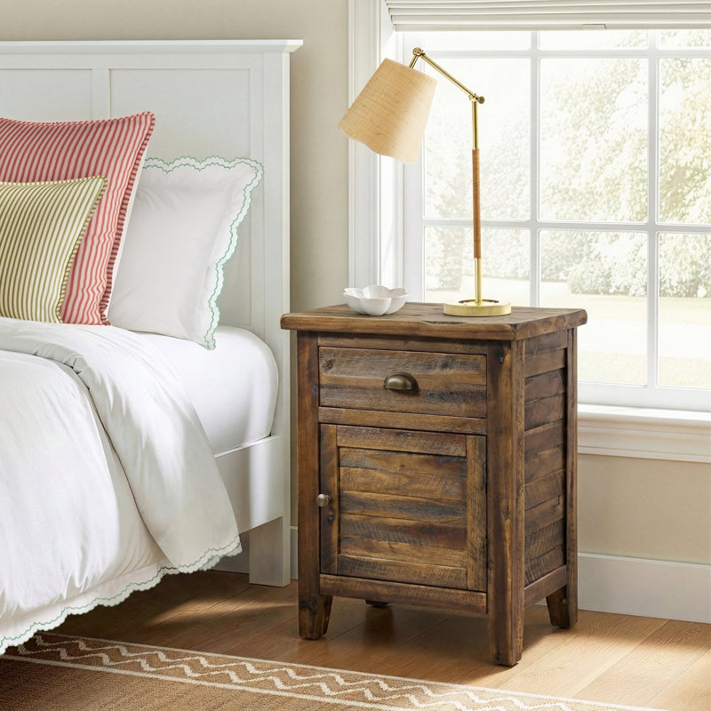 Castile 20'' W Nightstand, Brown