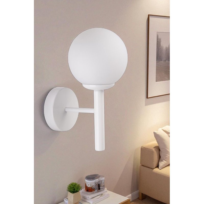 Lampe murale, Blanc, Blanc