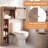 Hollice Freestanding Over The Toilet Storage-945251734