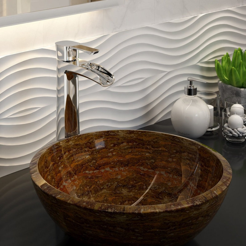 Robinet de lavabo vasque avec bonde Lulani, Chrome