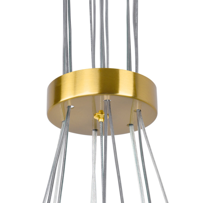 13 - Light Dimmable Globe Chandelier
