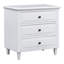 3-Drawer Nightstand Storage Wood Cabinet