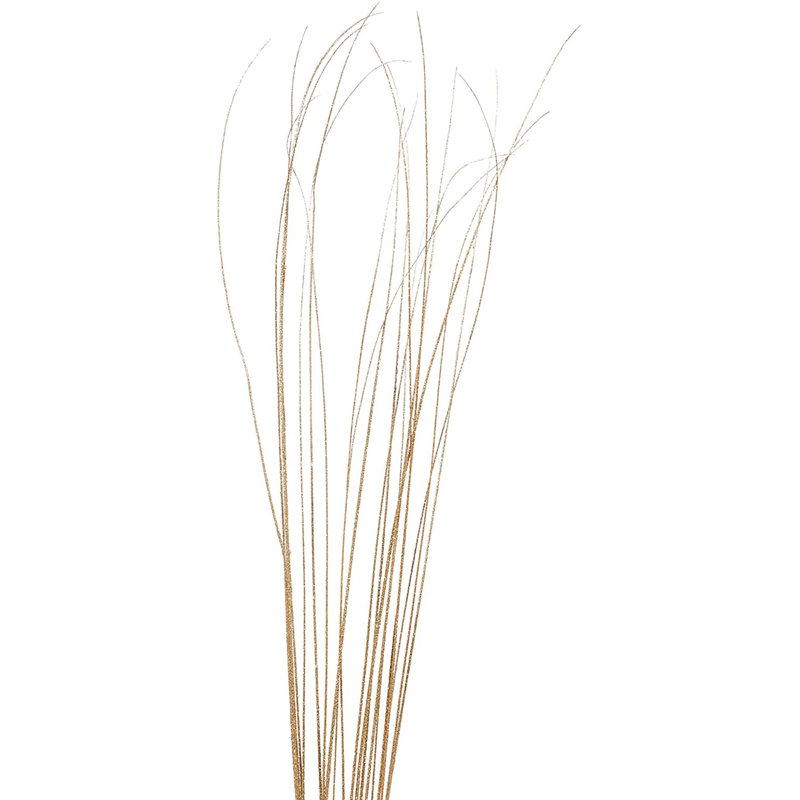 Silk Sparkle Glitter Wispies Arrangement, Gold