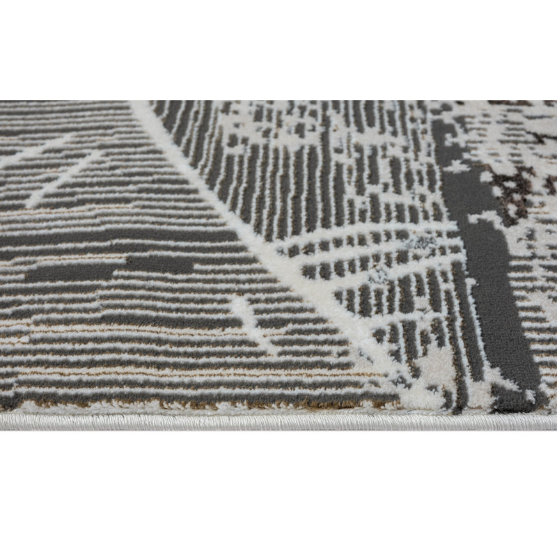 Aelish Abstract Indoor Rug, Rectangle 5'1" x 6'11"
