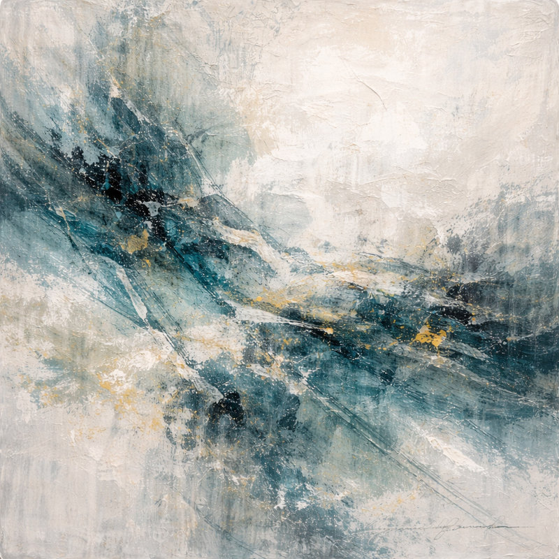 Art mural sur toile Calm Sky, L 40 po x H 40 po x P 1,5 po