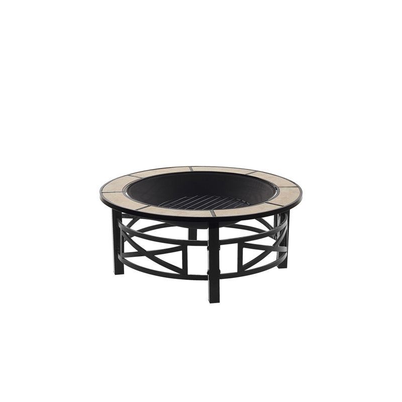 Yuen Round Steel Smokeless Fire Pit