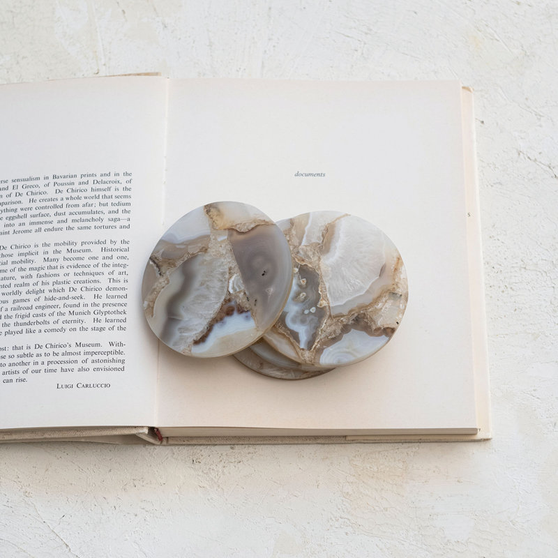 Kiyanni Round 4 Piece Coaster Set