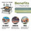 Wilksboro Square Iron Fire Pit