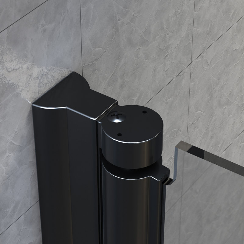 30" W x 72" H Pivot Frameless Shower Door, Clear