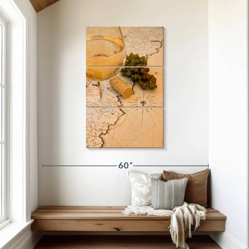 Carte du vignoble Yarlin, H 45 po x l 28 po