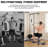 LAT Pull Down Machine Low Row Cable Fitness Exercise Body Workout Strength Training Bar Machine