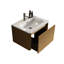 Meuble-lavabo de salle de bain de style moderne 24 po avec rebords courbés à fixation murale en chêne naturel rayé et en céramique blanche pour option de tiroir à ouverture par pression-1500451940