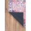 Tapis décoratif rose et gris-1255849652
