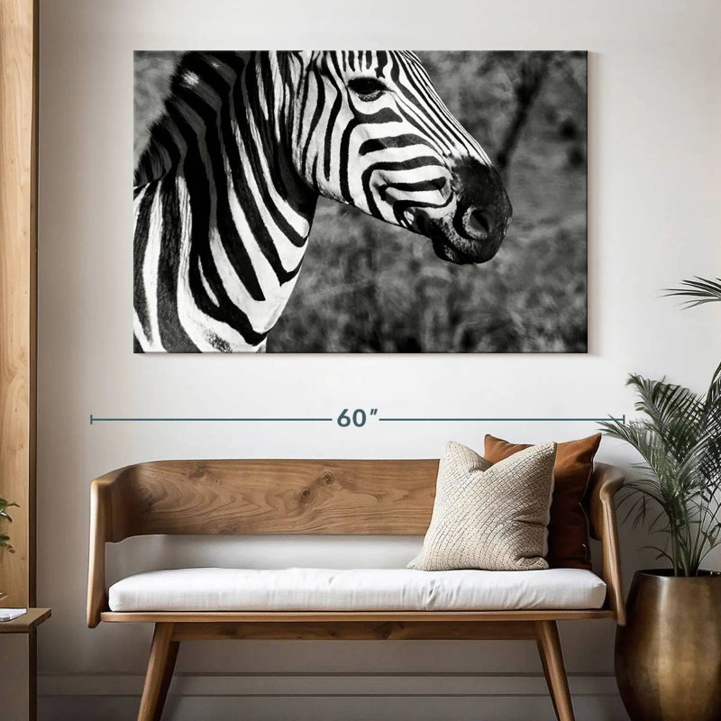 Awesome South Africa - Burchell's Zebra I, 34" H x 51" W