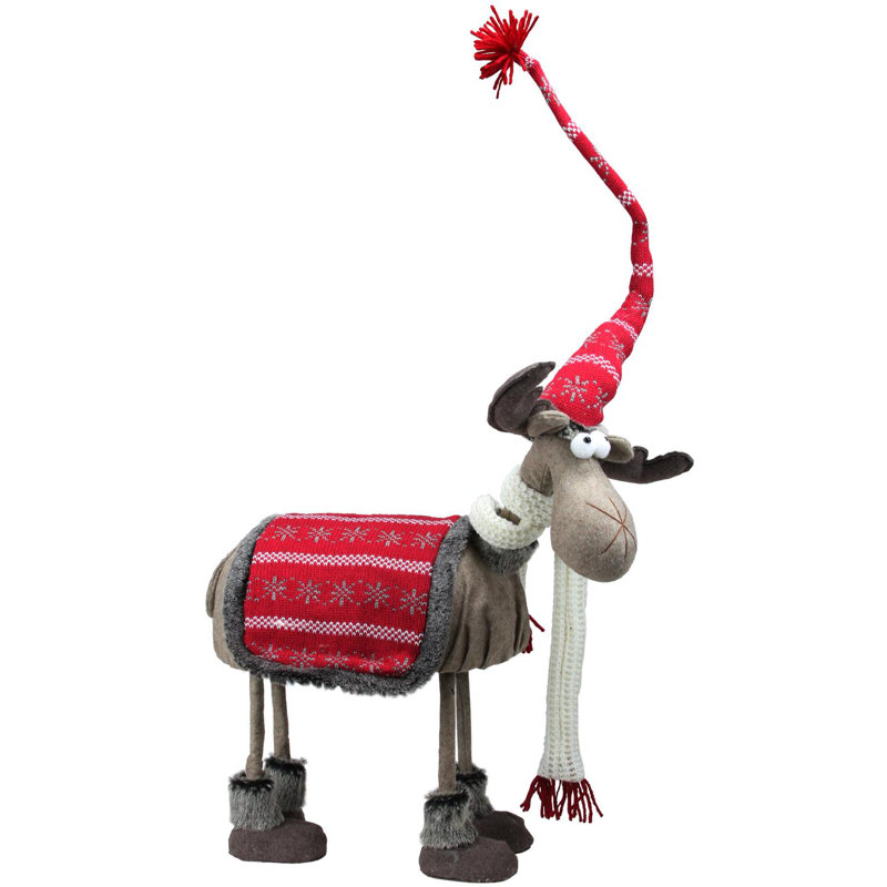 Figurine orignal 18 po rouge et gris