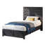  Ensemble de chambre à coucher avec lit double 5 pièces Louby, noir-101644238-101644235