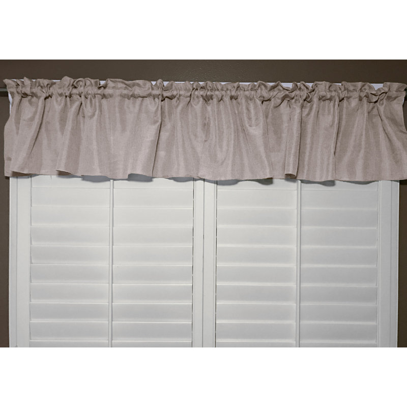 Cantonnière sur mesure l 58 po, Blé givré, L 58 po x L 14 po