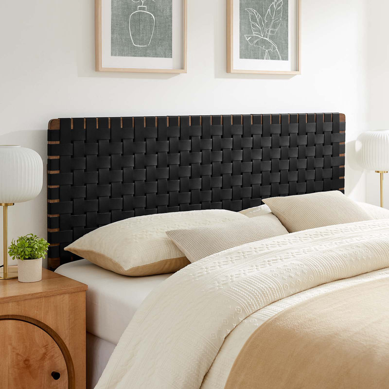 Modway Sparta Upholstered Headboard, Queen, Black
