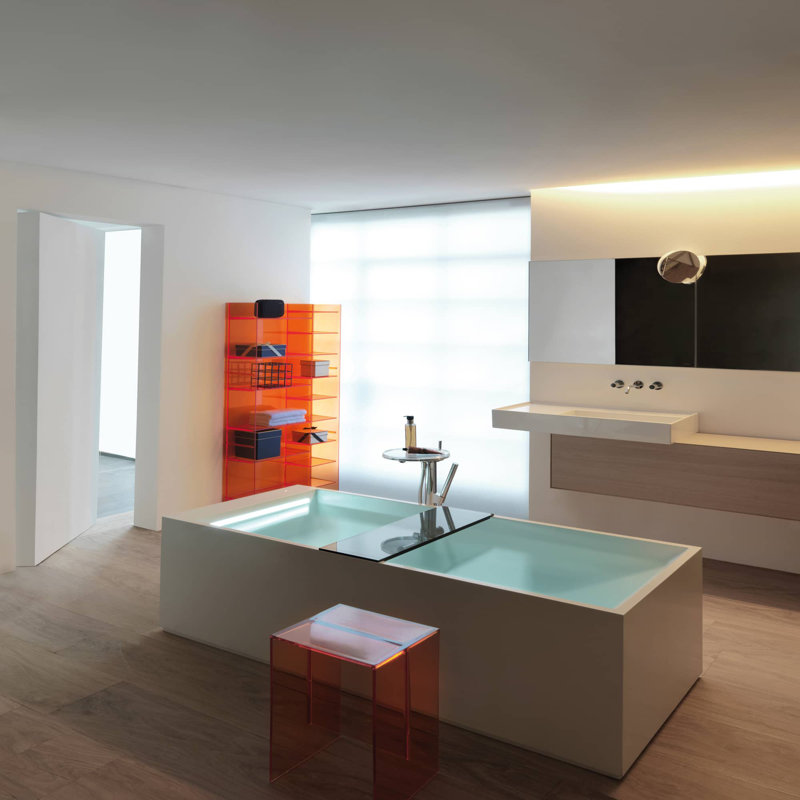 Kartell 69.29'' L Freestanding Soaking Bathtub