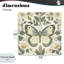 «Sage Butterfly and Florals», conception par Petal Prints Design-130635966