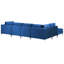 Millings 5 Seater Velvet Sofa & Chaise-34863812-34863815