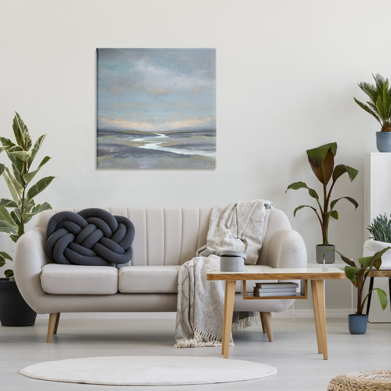Toile Riverbend Misty Atmosphere, conception de Christy McKee, H 30 po x l 30 po