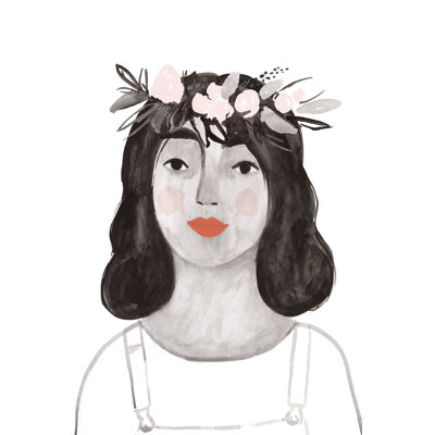 Blossom Crown II by Victoria Borges - Painting