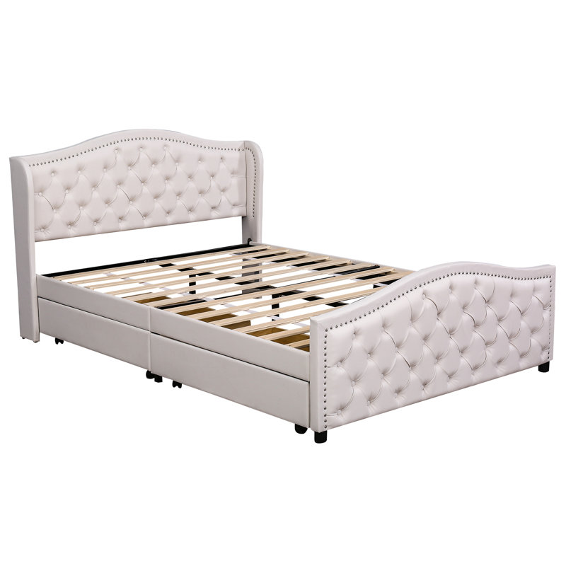 Capavella Upholstered Storage Bed, European Kingsize (160 x 200cm)