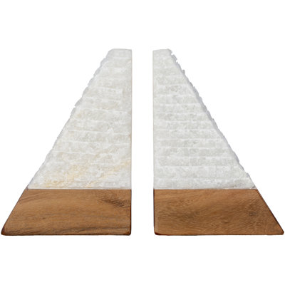 Lino Stone Decorative Bookends