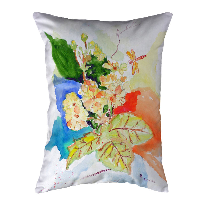 Outdoor Reversible Throw Pillow